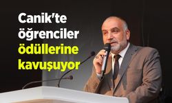 Canik'te öğrenciler ödüllerine kavuşuyor