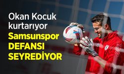 Okan Kocuk kurtarıyor, Samsunspor DEFANSI SEYREDİYOR