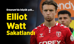 Erzurum'da büyük şok... Elliot Watt Sakatlandı