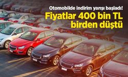 Otomobilde indirim yarışı başladı! Fiyatlar 400 bin TL birden düştü