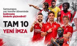 Samsunspor, yaz transfer döneminde kadrosunu kimlerle güçlendirdi? TAM 10 YENİ İMZA
