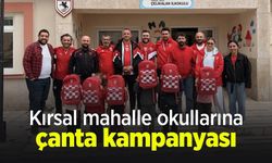 Kırsal mahalle okullarına çanta kampanyası