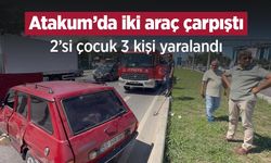 Atakum’da iki araç çarpıştı: 2’si çocuk 3 kişi yaralandı