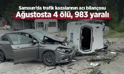 Samsun’da trafik kazalarının acı bilançosu: Ağustosta 4 ölü, 983 yaralı