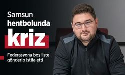 Samsun hentbolunda kriz: Federasyona boş liste gönderip istifa etti