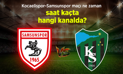 Kocaelispor-Samsunspor maçı ne zaman, saat kaçta, hangi kanalda?