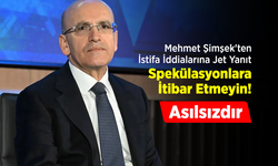 Mehmet Şimşek'ten İstifa İddialarına Jet Yanıt: "Asılsızdır, Spekülasyonlara İtibar Etmeyin!"