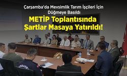 Çarşamba'da Mevsimlik Tarım İşçileri İçin Düğmeye Basıldı: METİP Toplantısında Şartlar Masaya Yatırıldı!