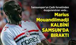 Samsunspor'un Çadlı forvetinden duygulandıran veda… Marius Mouandilmadji KALBİNİ SAMSUN’DA BIRAKTI