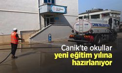 Canik'te okullar yeni eğitim yılına hazırlanıyor