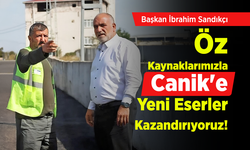 Başkan İbrahim Sandıkçı: "Öz Kaynaklarımızla Canik'e Yeni Eserler Kazandırıyoruz!"