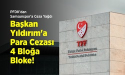 PFDK'dan Samsunspor'a Ceza Yağdı: Başkan Yıldırım'a Para Cezası, 4 Bloğa Bloke!