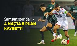Samsunspor'da ilk 4 MAÇTA 8 PUAN KAYBETTİ