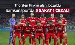 Samsunspor'da 5 SAKAT 1 CEZALI