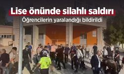Lise önünde silahlı saldırı: Öğrencilerin yaralandığı bildirildi