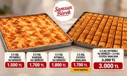 Samsun Börek Fiyatları 2026: 3,5 Kg Börek ve Baklava Kampanyası