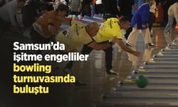 Samsun’da işitme engelliler bowling turnuvasında buluştu