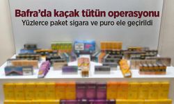 Bafra’da kaçak tütün operasyonu: Yüzlerce paket sigara ve puro ele geçirildi