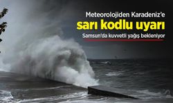 Meteorolojiden Karadeniz’e sarı kodlu uyarı: Samsun’da kuvvetli yağış bekleniyor