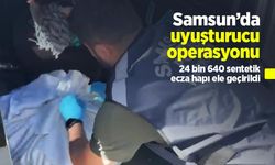 Samsun’da uyuşturucu operasyonu: 24 bin 640 sentetik ecza hapı ele geçirildi