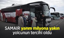 SAMAIR yarım milyona yakın yolcunun tercihi oldu