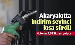 Akaryakıtta indirim sevinci kısa sürdü: Motorine 2,55 TL zam geliyor