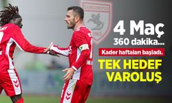 4 Maç 360 dakika... Kader haftaları başladı.