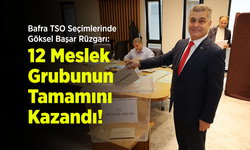 Bafra TSO Seçimlerinde Göksel Başar Rüzgarı: 12 Meslek Grubunun Tamamını Kazandı!