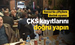 Havza’da çiftçilere destek uyarısı: ÇKS kayıtlarını doğru yapın