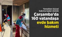 Çarşamba’da 160 kişiye evde bakım desteği