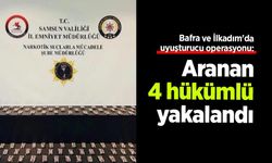 Bafra ve İlkadım'da uyuşturucu operasyonu: Aranan 4 hükümlü yakalandı