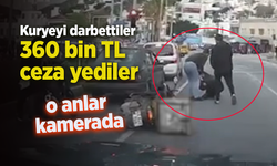 Kuryeyi darbettiler 360 bin TL ceza yediler