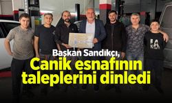 Başkan Sandıkçı, Canik esnafının taleplerini dinledi