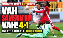 SAMSUNSPOR KASIMPAŞA KARŞISINDA TEL TEL DÖKÜLDÜ