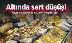 Altında sert düşüş! Gram ve çeyrek altında son fiyatlar şaşırttı
