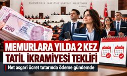 Memurlara yılda 2 kez asgari ücret ikramiyesi! Teklif Meclis'te