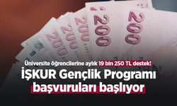 Üniversite öğrencilerine aylık 19 bin 250 TL destek! İŞKUR Gençlik Programı başvuruları başlıyor
