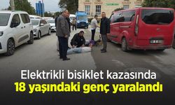 Elektrikli bisiklet kazasında 18 yaşındaki genç yaralandı