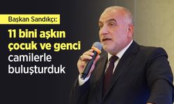 Başkan Sandıkçı: "11 bini aşkın çocuk ve genci camilerle buluşturduk"