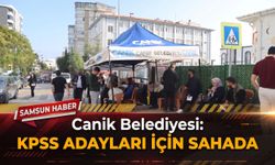Canik Belediyesi KPSS adayları için sahada