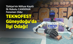Türkiye'nin Nüfusa Kayıtlı İlk Robotu CANİKMAN Fenomen Oldu: TEKNOFEST Güneydoğu'da İlgi Odağı!