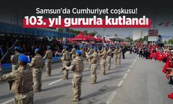 Samsun'da Cumhuriyet coşkusu! 103. yıl gururla kutlandı