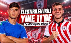 Samsunspor'da eleştirilen ikili yine sahada! Taraftarın gözü onlarda