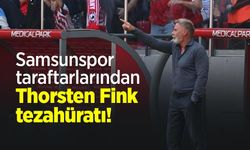 Samsunspor taraftarlarından Thorsten Fink tezahüratı!