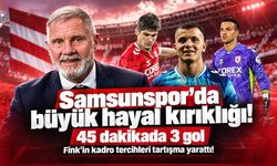 Samsunspor'da savunma çöktü! Fink'in tercihleri tartışma yarattı