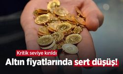 Altın fiyatlarında sert düşüş! Kritik seviye kırıldı