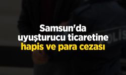 Samsun'da uyuşturucu ticaretine hapis ve para cezası