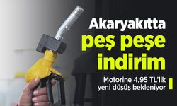 Akaryakıtta peş peşe indirim: Motorine 4,95 TL’lik yeni düşüş bekleniyor