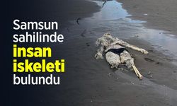 Samsun sahilinde insan iskeleti bulundu