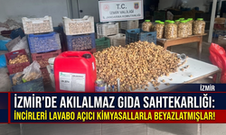 İzmir'de Akılalmaz Gıda Sahtekarlığı: İncirleri Lavabo Açıcı Kimyasallarla Beyazlatmışlar!